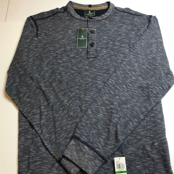 G.H. Bass & Co. Other - NWT G.H.Bass Sz L Men's  Navy  Shirt Pullover
